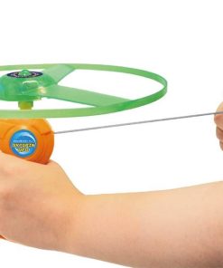 鮮やかに勢いよく回転する Montagna(モンターナ) SKY SPIN UFO スカイスピンユーフォー 空飛ぶUFO 25cm ビッグサイズ HAC4541 グリーン(25y3m)