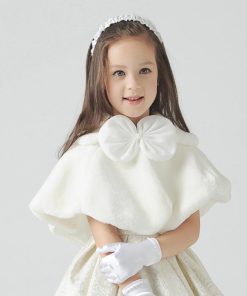 子供 ボレロ フォーマル 結婚式 キッズボレロ ふわふわ ケープ ファーボレロ ピアノ発表会 マント フェイクファー あたたかい ケーブ パーティー