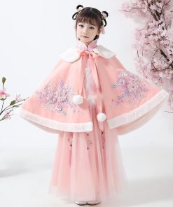 子供 ポンチョ ベビー 子供服 ケープ キッズ 女の子 発表会 ボレロ マント 組曲 アウター コート 防寒 あったかい