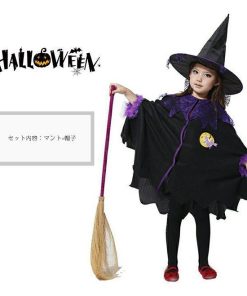 魔女 魔法使い 巫女 ハロウィン 子供用 コスチューム コスプレ キッズコスチューム コスプレ服 仮装 変装 学園祭