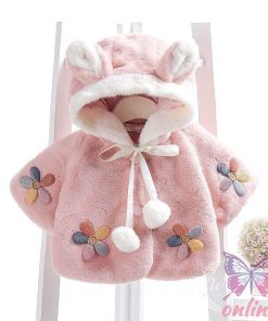 クリスマス ベビーケープ ベビー ポンチョ 赤ちゃん ベビーマント キッズ 子供 出産祝い プレゼント ボアケープ ボレロ 80/90/100/110cm