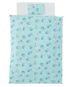 フジキ ベビー布団 洗える布団10点セット アニマルグラス ミントグリーン フジキ【送料無料 沖縄・一部地域を除く】