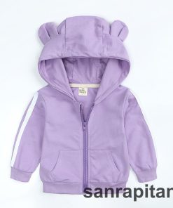 セットアップ 子供服 ベビー キッズ こども用 赤ちゃん 女の子 男の子 上下 2点セット 長袖 パーカー 耳付き ロングパンツ かわいい カジュアル