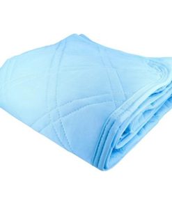 ｉｉもの本舗　接触冷感　敷パッド　セミダブル　１２０×２００ｃｍ　サックス　１枚